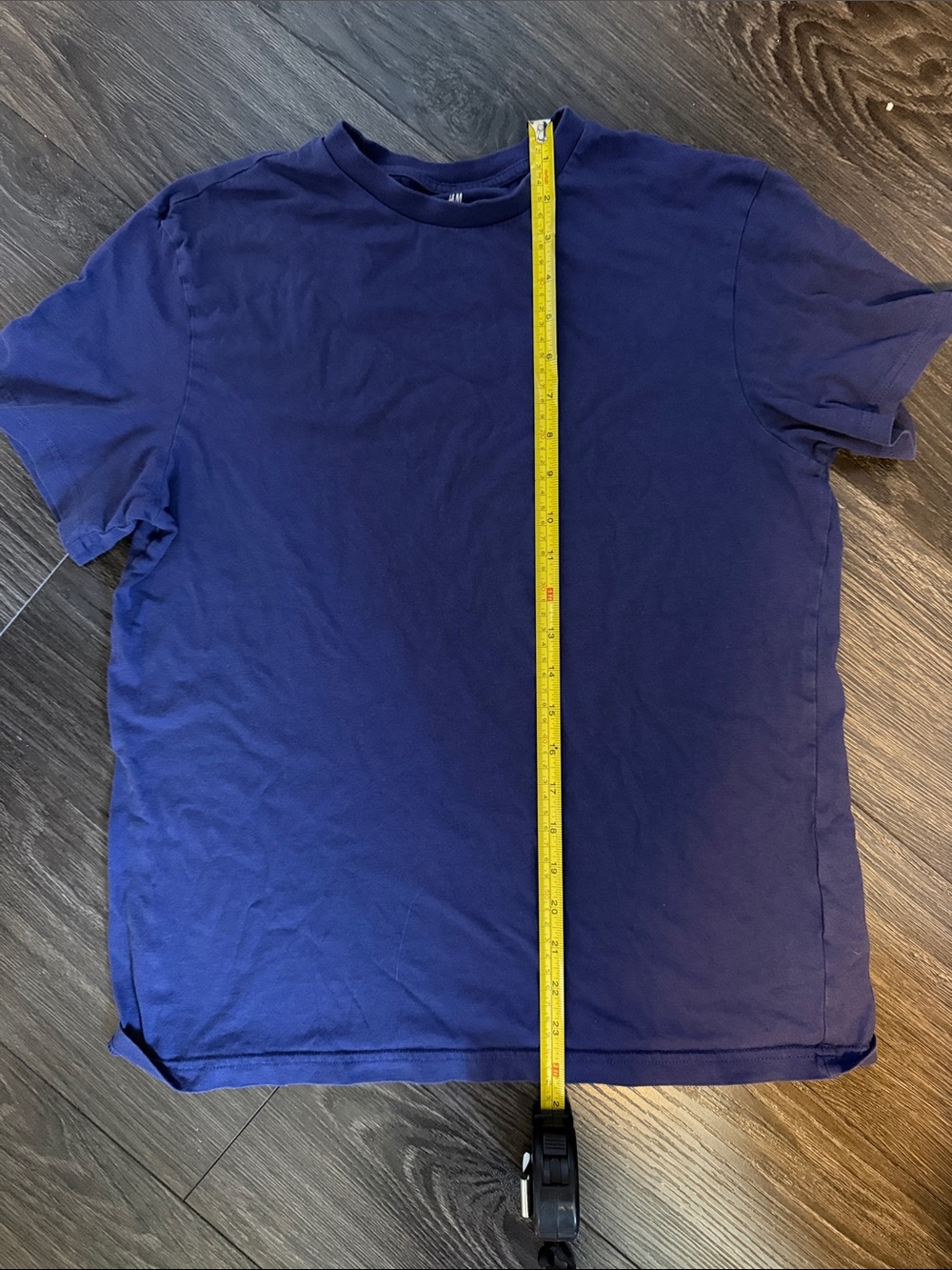 H&M Short Sleeve Crewneck T‑Shirt - Royal Purple - Picture 2 of 3